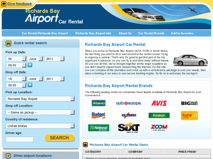 www.richardsbayairportcarrental.com