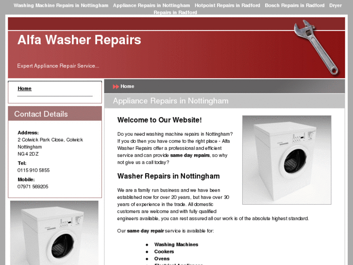 www.washingmachinerepairsnottingham.com