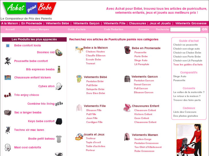 www.achat-pour-bebe.com