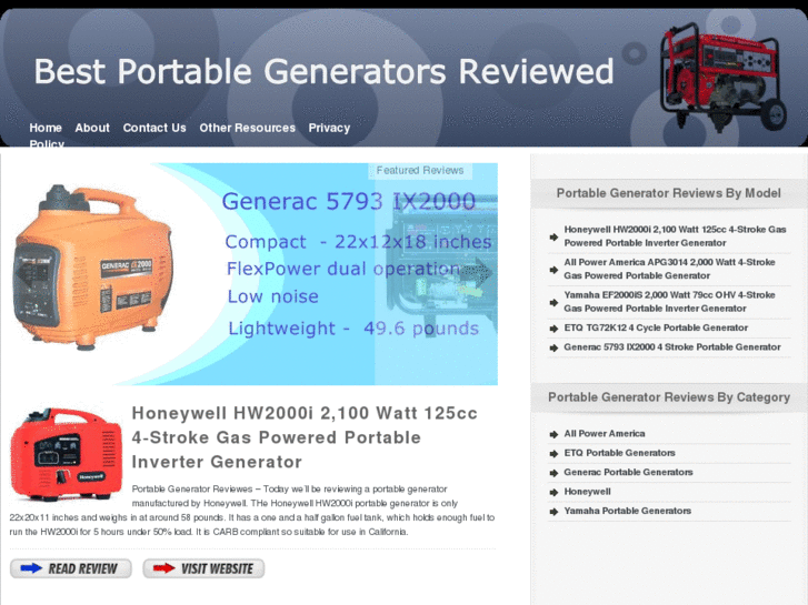 www.bestportablegeneratorsreviewed.com