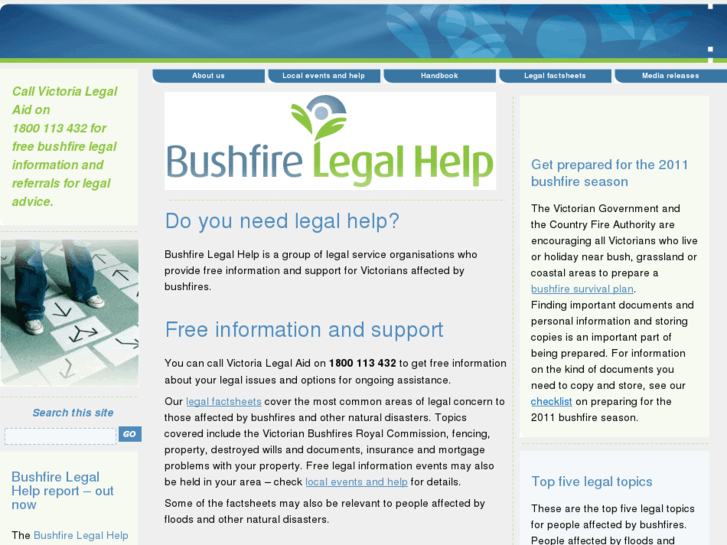 www.bushfirelegalhelp.org.au