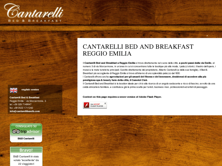 www.cantarellibandb.com