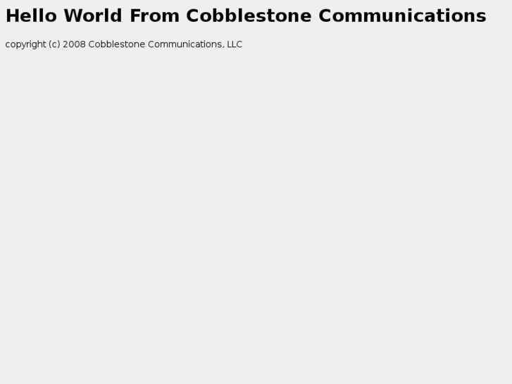 www.cobblestone-communications.com
