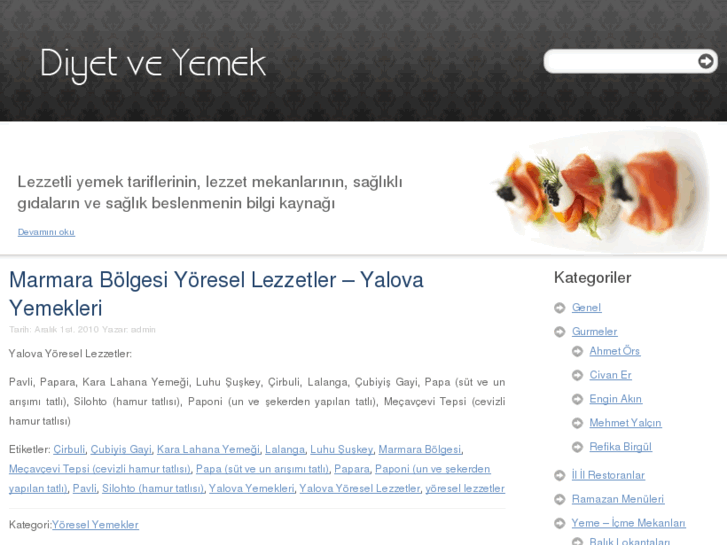 www.diyetveyemek.net