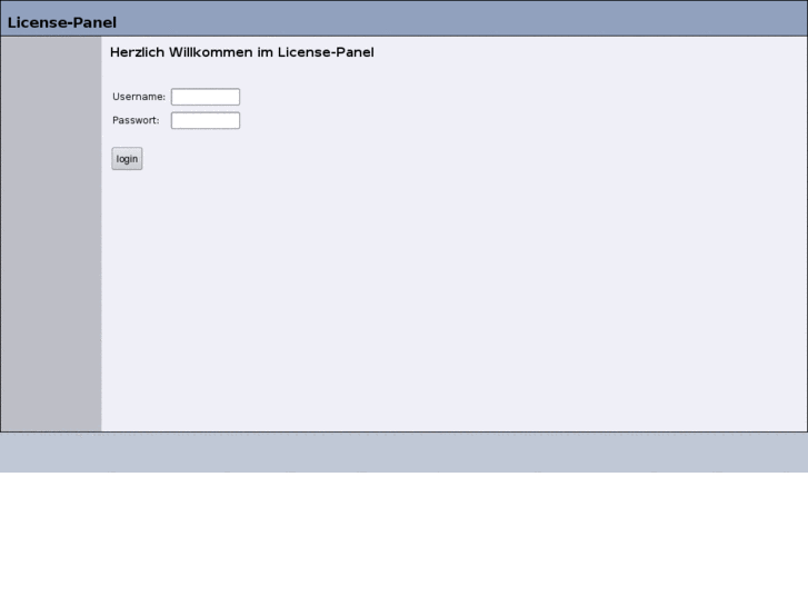 www.license-panel.net