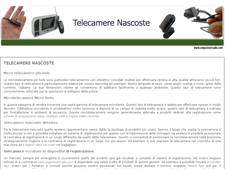 www.telecamerenascoste.info