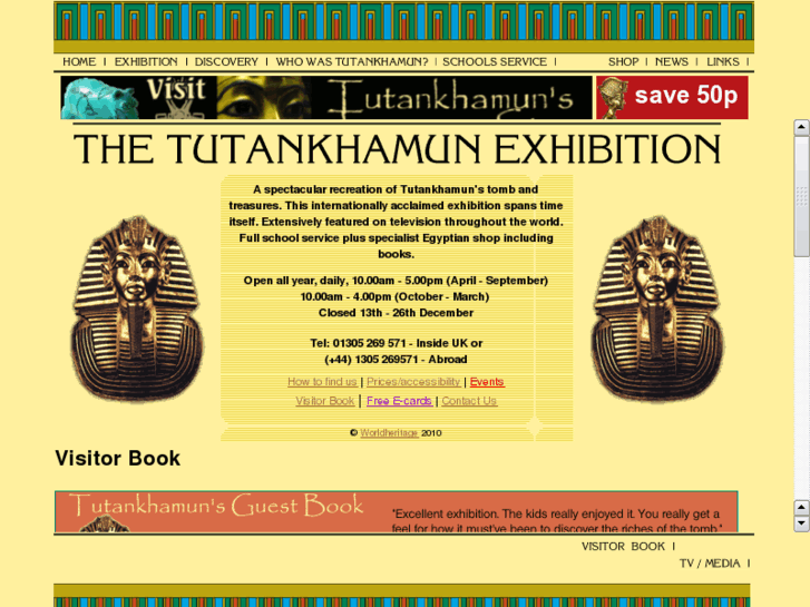 www.tutankhamun-exhibition.co.uk