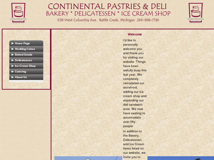 www.continentalpastriesanddeli.com