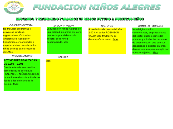 www.fundacionninosalegres.com