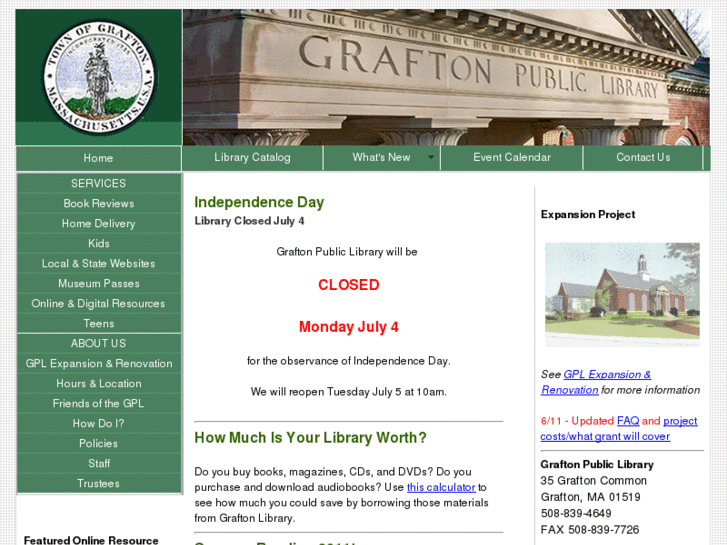 www.graftonlibrary.org