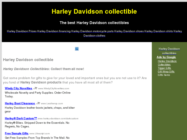 www.harleydavidsoncollectibles.org