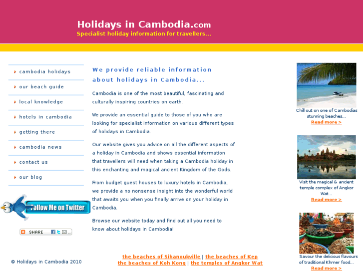 www.holidaysincambodia.com