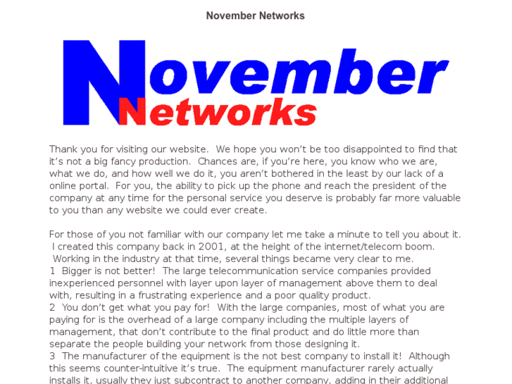 www.november-networks.net