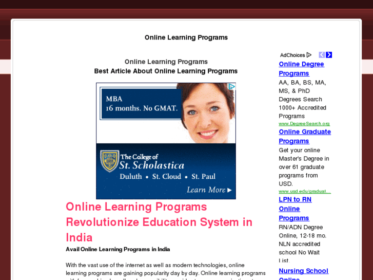 www.onlinelearningprograms.net