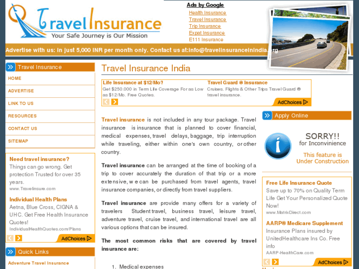 www.travelinsuranceinindia.org