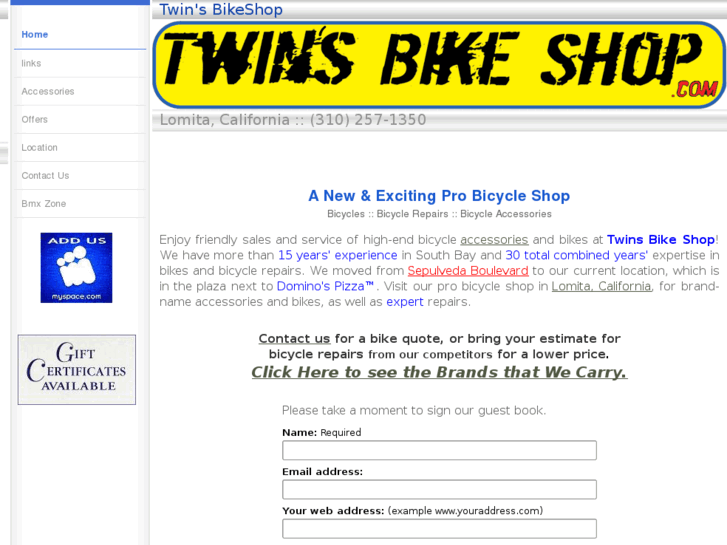 www.twinsbikeshop.com