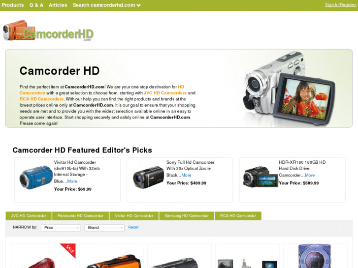 www.camcorderhd.com