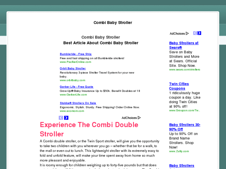 www.combibabystroller.com