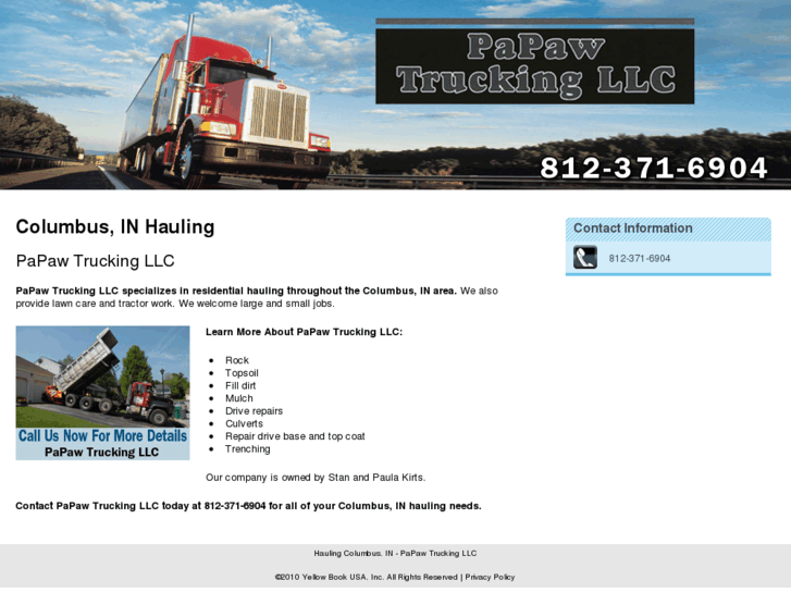 www.papawtrucking.com