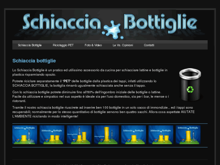 www.schiacciabottiglie.com