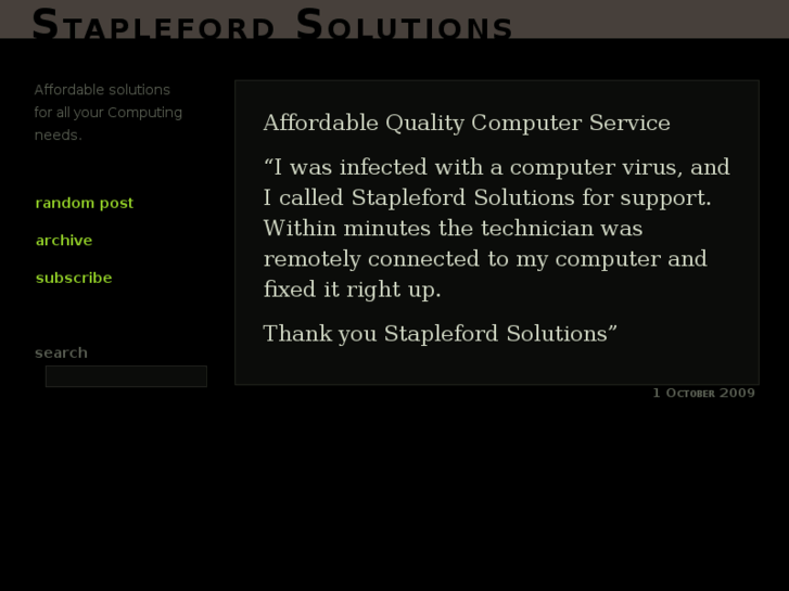 www.staplefordsolutions.com