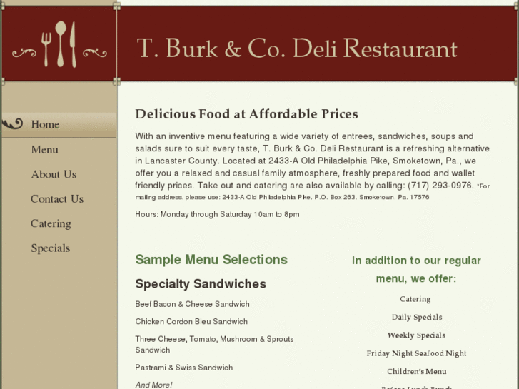 www.tburkandcorestaurant.com