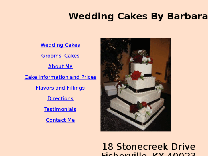 www.weddingcakesbybarbara.com