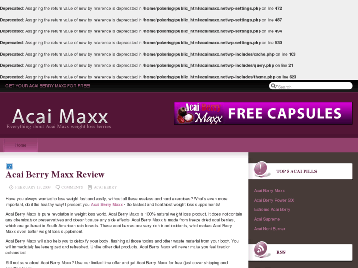 www.acaimaxx.net