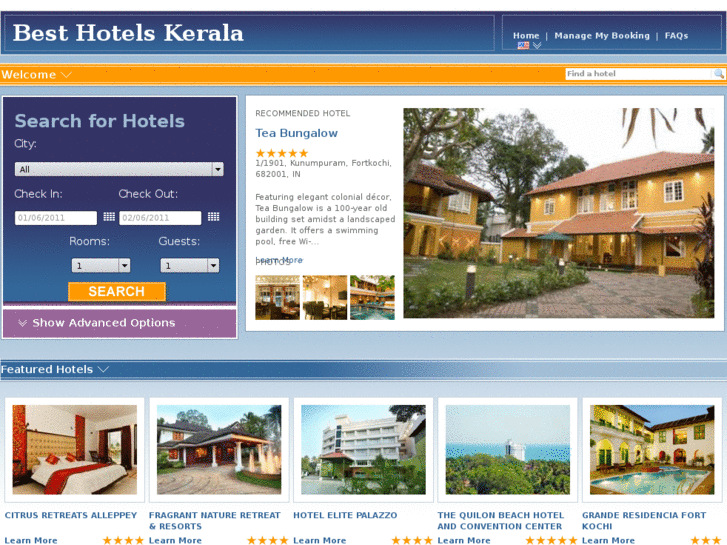 www.besthotelskerala.com