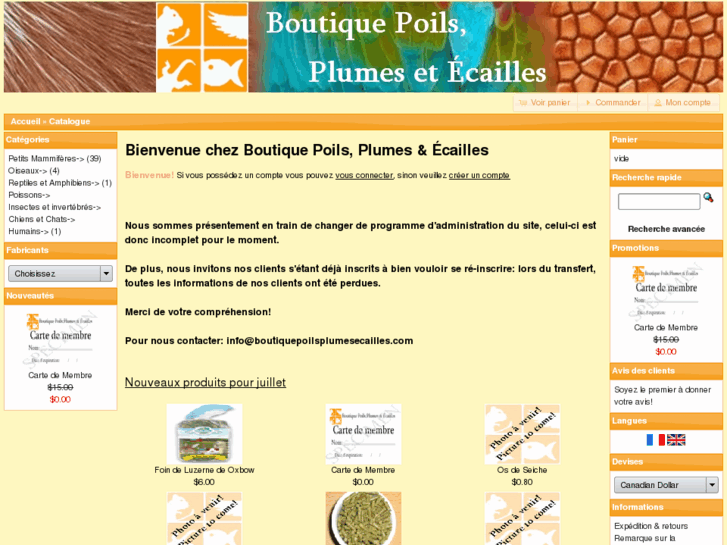 www.boutiquepoilsplumesecailles.com