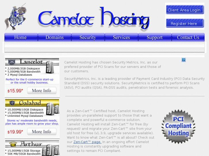 www.camelothosting.net