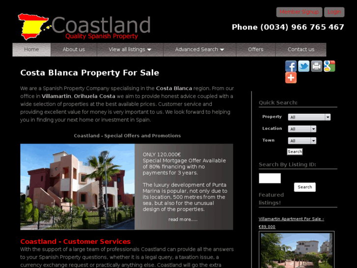 www.coastland-spain.com