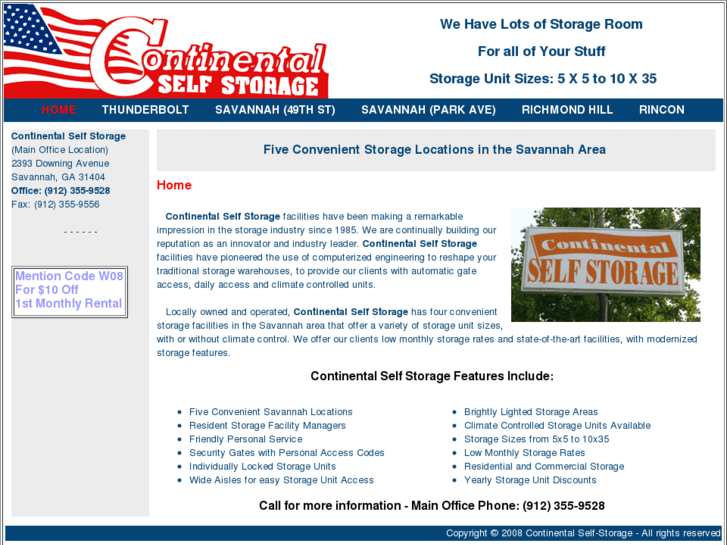 www.continentalselfstorage.biz