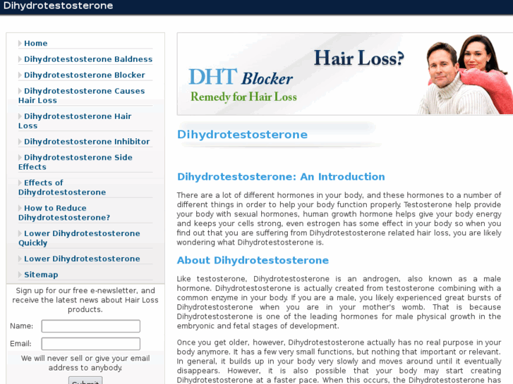 www.dihydrotestosterone.org