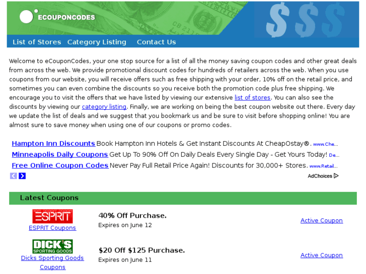 www.ecouponcodes.com