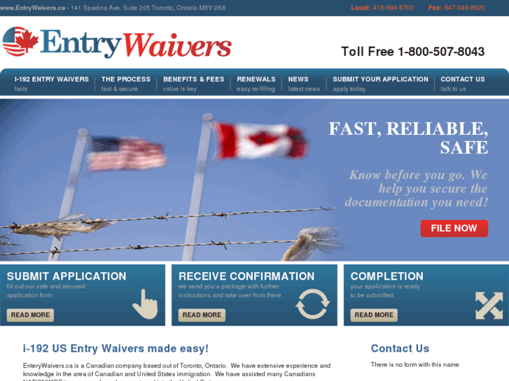 www.entrywaivers.com