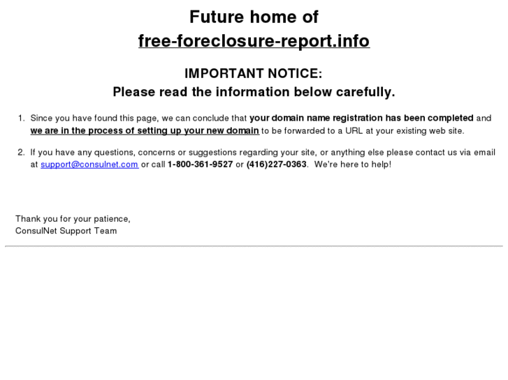 www.free-foreclosure-report.info