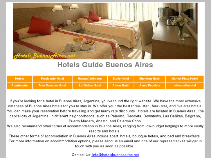 www.hotelsbuenosaires.net