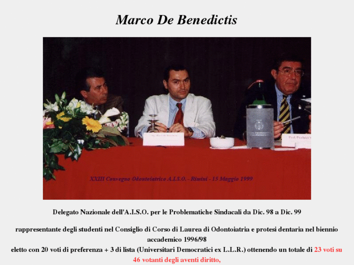 www.marcodebenedictis.com