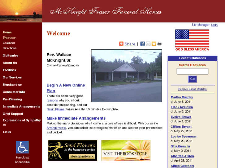 www.mcknightfraserfuneralhomes.com