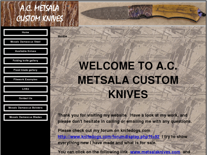 www.metsalacustomknives.com