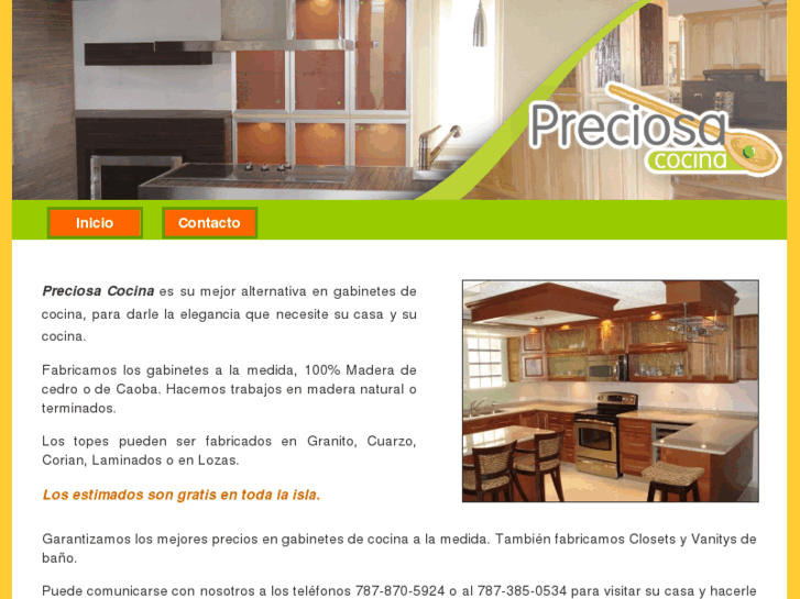 www.preciosacocina.com