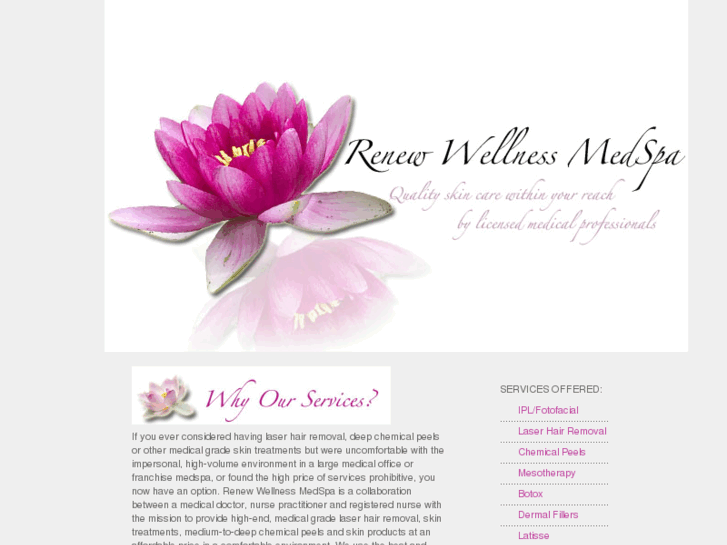 www.renewwellnessmedspa.com