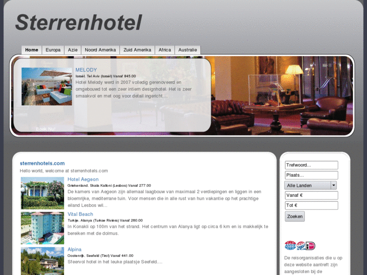 www.sterrenhotel.com