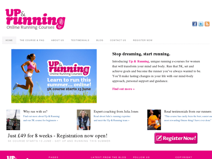 www.upandrunningonline.org