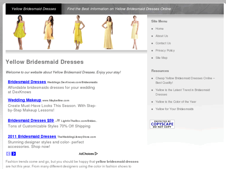 www.yellowbridesmaiddresses.org