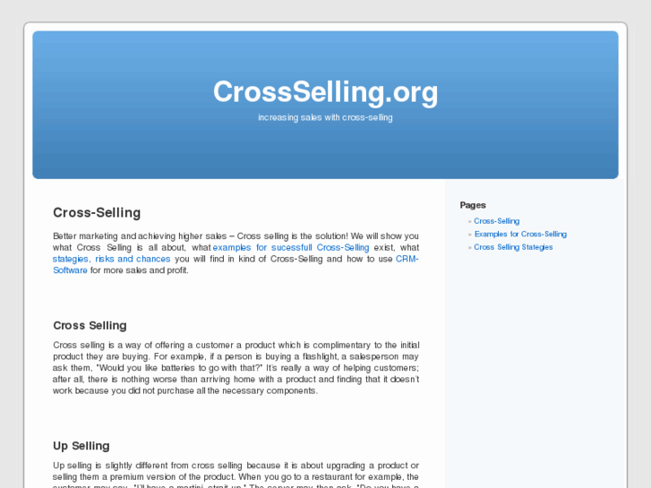 www.crossselling.org