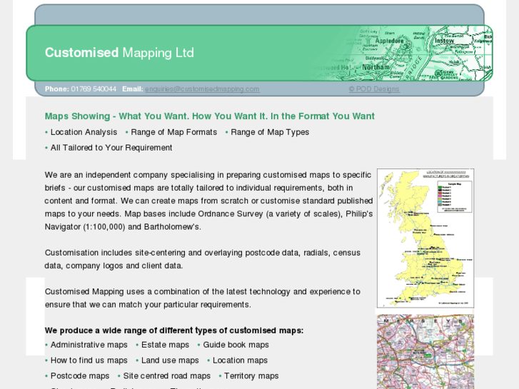 www.customisedmapping.com