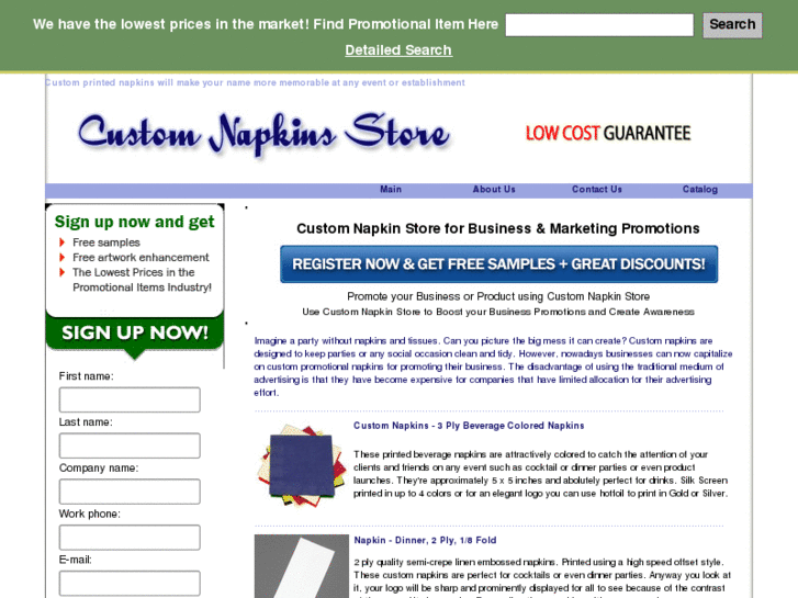 www.customnapkinsstore.com