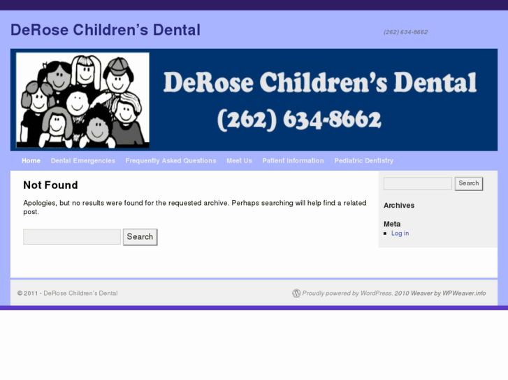 www.derosechildrensdental.com